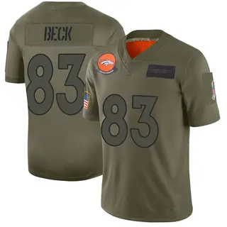 Denver Broncos Men's Andrew Beck Limited 2019 Salute to Service Jersey - Camo