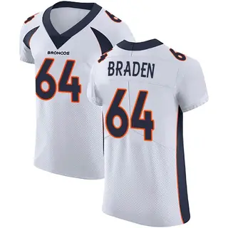 Denver Broncos Men's Ben Braden Elite Vapor Untouchable Jersey - White