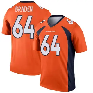 Denver Broncos Men's Ben Braden Legend Jersey - Orange