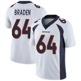 Denver Broncos Men's Ben Braden Limited Vapor Untouchable Jersey - White