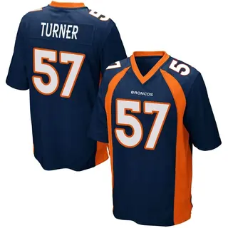 Denver Broncos Men's Billy Turner Game Alternate Jersey - Navy Blue