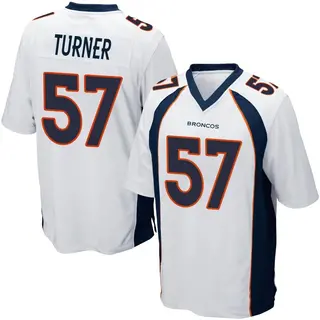 Denver Broncos Men's Billy Turner Game Jersey - White