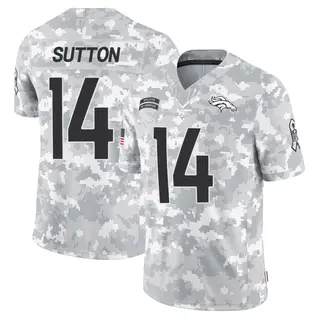 Denver Broncos Men's Courtland Sutton Limited 2024 Salute to Service Jersey - Arctic Camo