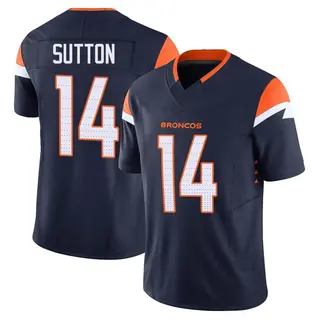 Denver Broncos Men's Courtland Sutton Limited Alternate Vapor F.U.S.E. Jersey - Navy
