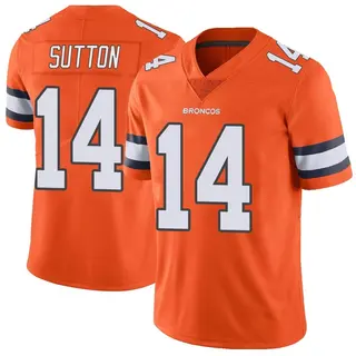Denver Broncos Men's Courtland Sutton Limited Color Rush Vapor Untouchable Jersey - Orange
