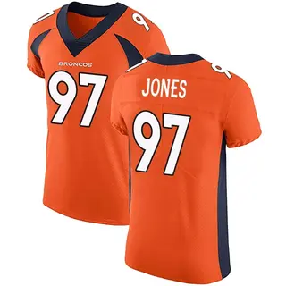 Denver Broncos Men's D.J. Jones Elite Team Color Vapor Untouchable Jersey - Orange