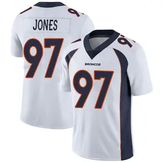 Denver Broncos Men's D.J. Jones Limited Vapor Untouchable Jersey - White