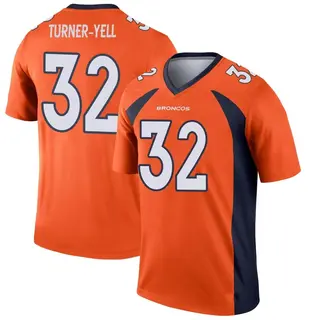 Denver Broncos Men's Delarrin Turner-Yell Legend Jersey - Orange
