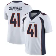 Denver Broncos Men's Drew Sanders Limited Vapor Untouchable Jersey - White