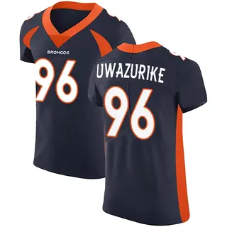 Denver Broncos Men's Eyioma Uwazurike Elite Alternate Vapor Untouchable Jersey - Navy