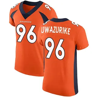 Denver Broncos Men's Eyioma Uwazurike Elite Team Color Vapor Untouchable Jersey - Orange
