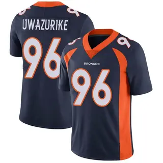 Denver Broncos Men's Eyioma Uwazurike Limited Vapor Untouchable Jersey - Navy