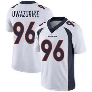 Denver Broncos Men's Eyioma Uwazurike Limited Vapor Untouchable Jersey - White