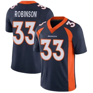 Denver Broncos Men's Jaden Robinson Limited Vapor Untouchable Jersey - Navy