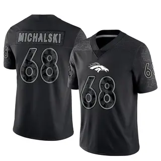 Denver Broncos Men's Joe Michalski Limited Reflective Jersey - Black