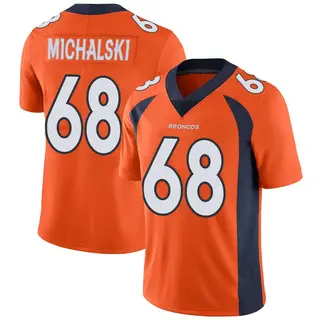 Denver Broncos Men's Joe Michalski Limited Team Color Vapor Untouchable Jersey - Orange