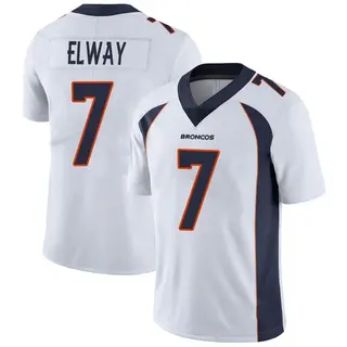 Denver Broncos Men's John Elway Limited Vapor Untouchable Jersey - White