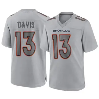 Denver Broncos Men's Kaden Davis Game Atmosphere Fashion Jersey - Gray