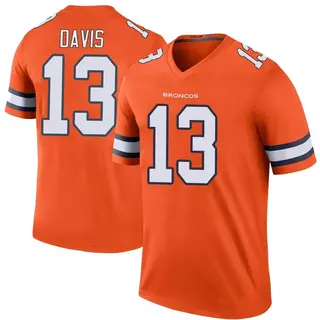 Denver Broncos Men's Kaden Davis Legend Color Rush Jersey - Orange