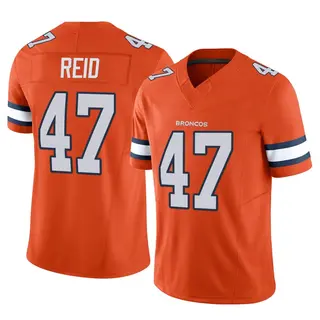 Denver Broncos Men's Karene Reid Limited Vapor F.U.S.E. Jersey - Orange