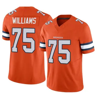 Denver Broncos Men's Kristian Williams Limited Vapor F.U.S.E. Jersey - Orange