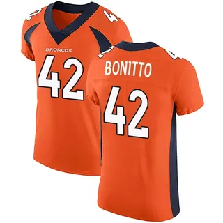 Denver Broncos Men's Nik Bonitto Elite Team Color Vapor Untouchable Jersey - Orange