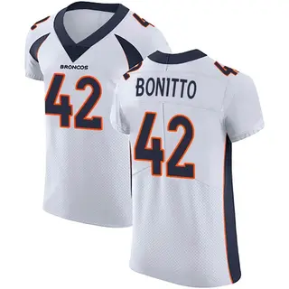 Denver Broncos Men's Nik Bonitto Elite Vapor Untouchable Jersey - White