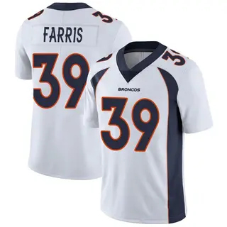 Denver Broncos Men's Rojesterman Farris Limited Vapor Untouchable Jersey - White
