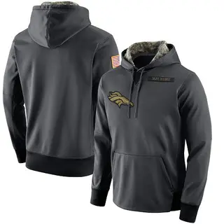 Denver Broncos Men's Salute to Service Player Performance Hoodie - Anthracite