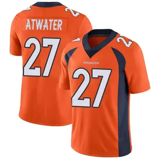 Denver Broncos Men's Steve Atwater Limited Team Color Vapor Untouchable Jersey - Orange
