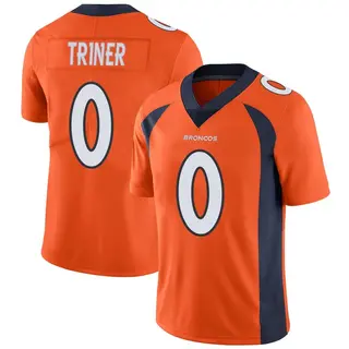 Denver Broncos Men's Zach Triner Limited Team Color Vapor Untouchable Jersey - Orange