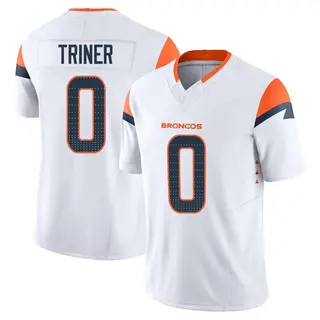 Denver Broncos Men's Zach Triner Limited Vapor F.U.S.E. Jersey - White