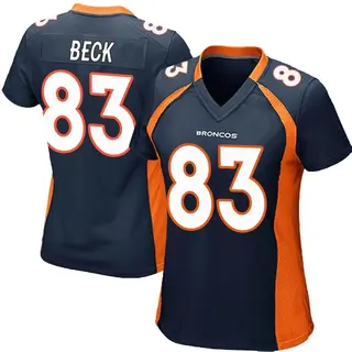 Denver Broncos Women's Andrew Beck Game Alternate Jersey - Navy Blue