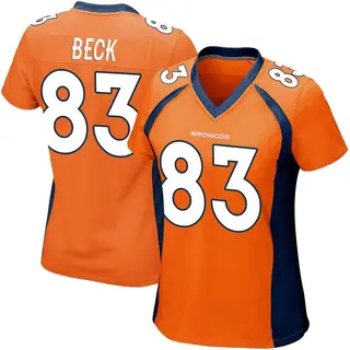 Denver Broncos Women's Andrew Beck Game Team Color Jersey - Orange