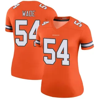 Denver Broncos Women's Barrington Wade Legend Color Rush Jersey - Orange