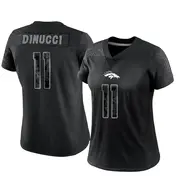 Denver Broncos Women's Ben DiNucci Limited Reflective Jersey - Black