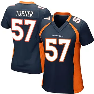 Denver Broncos Women's Billy Turner Game Alternate Jersey - Navy Blue