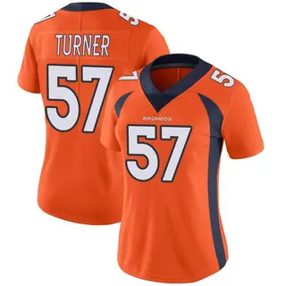 Denver Broncos Women's Billy Turner Limited Team Color Vapor Untouchable Jersey - Orange