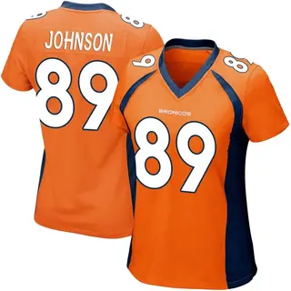 Denver Broncos Women's Brandon Johnson Game Team Color Jersey - Orange