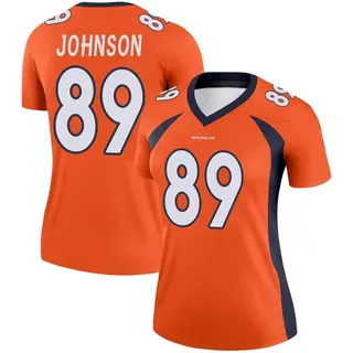 Denver Broncos Women's Brandon Johnson Legend Jersey - Orange