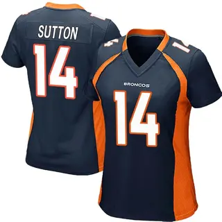 Denver Broncos Women's Courtland Sutton Game Alternate Jersey - Navy Blue