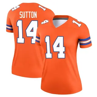 Denver Broncos Women's Courtland Sutton Legend Alternate Mile High Collection 1977 Throwback Jersey - Orange