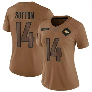Denver Broncos Women's Courtland Sutton Limited 2023 Salute To Service Jersey - Brown