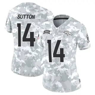 Denver Broncos Women's Courtland Sutton Limited 2024 Salute to Service Jersey - Arctic Camo