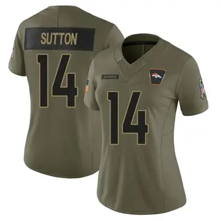 Denver Broncos Women's Courtland Sutton Limited 2025 Salute to Service Jersey - Olive