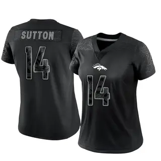 Denver Broncos Women's Courtland Sutton Limited Reflective Jersey - Black