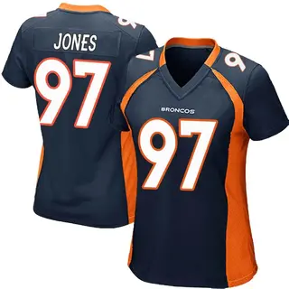 Denver Broncos Women's D.J. Jones Game Alternate Jersey - Navy Blue