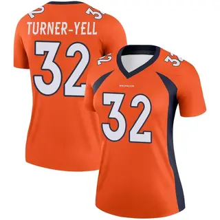 Denver Broncos Women's Delarrin Turner-Yell Legend Jersey - Orange