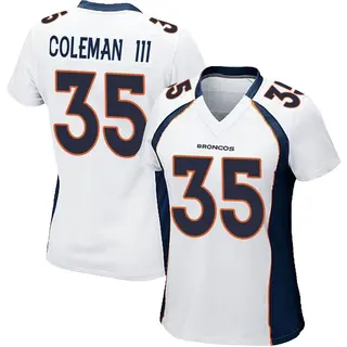 Denver Broncos Women's Douglas Coleman III Game Jersey - White