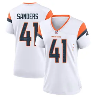 Denver Broncos Women's Drew Sanders Game 2nd Jersey - White